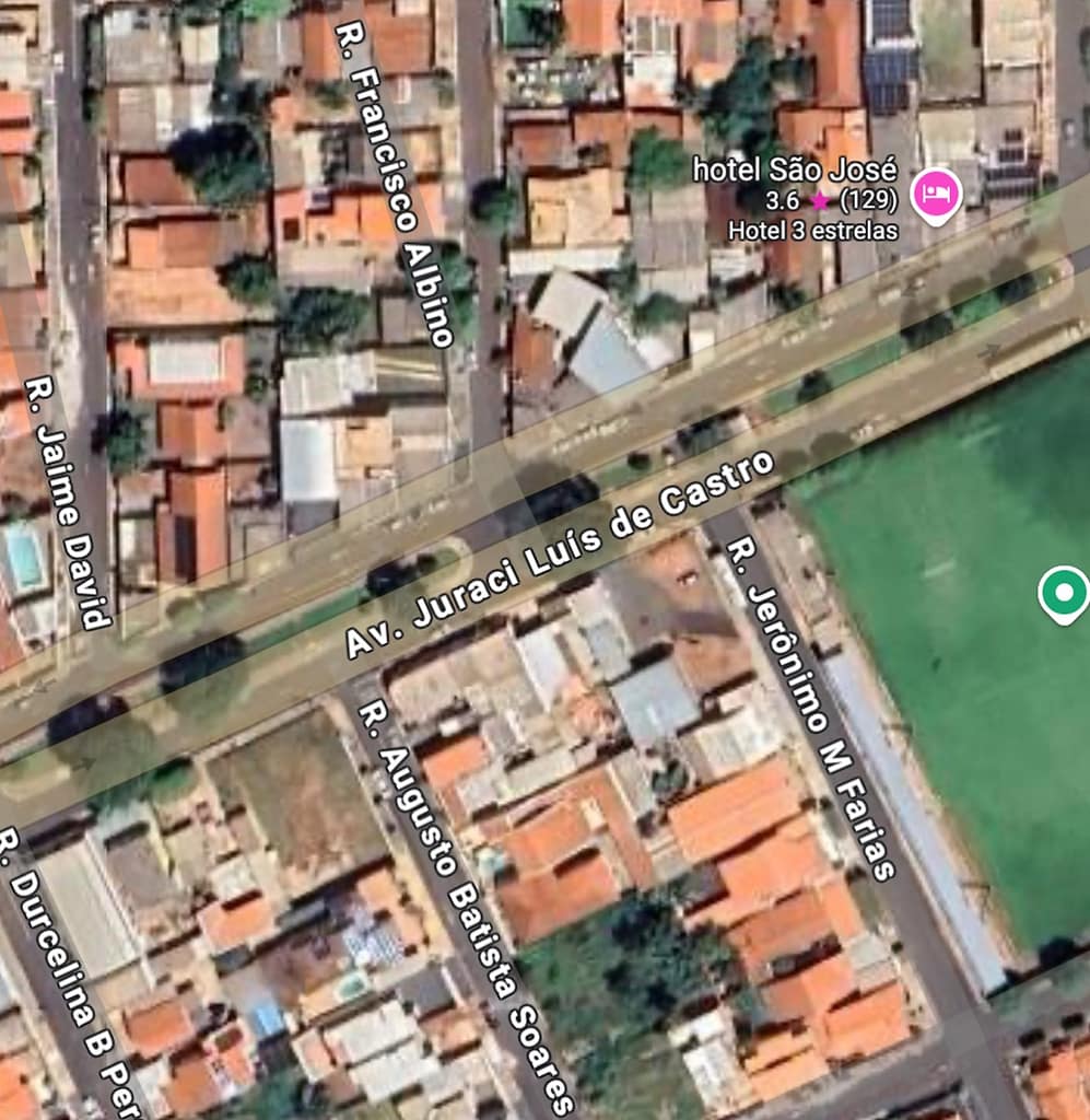 terreno centro para comércio em Inocência MS